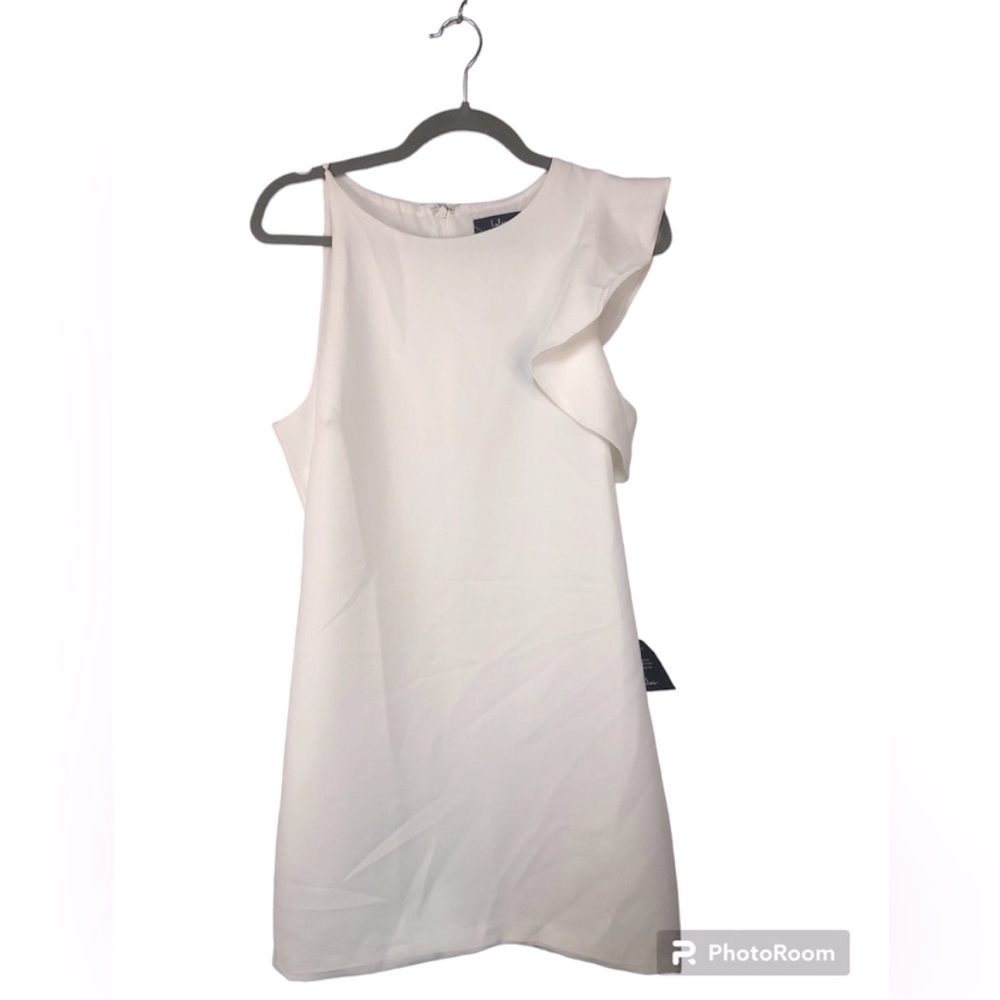 Lulus Dinah White One-Shoulder Dress